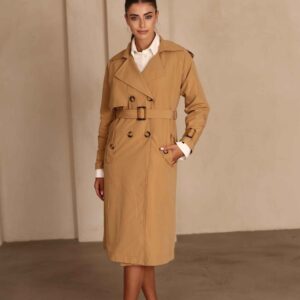 מעיל טרנץ' קאמל - 40